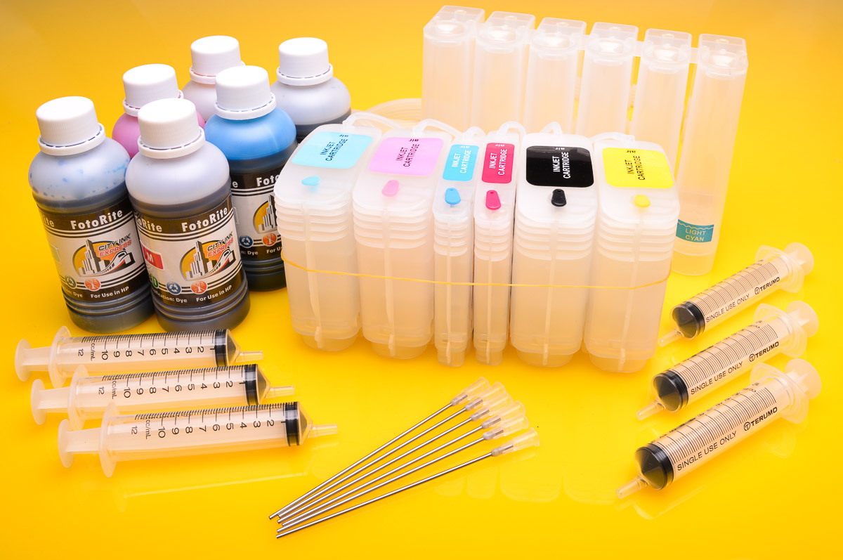 Ciss Continuous ink system fits HP Designjet inkjet Printers Bulk Ink