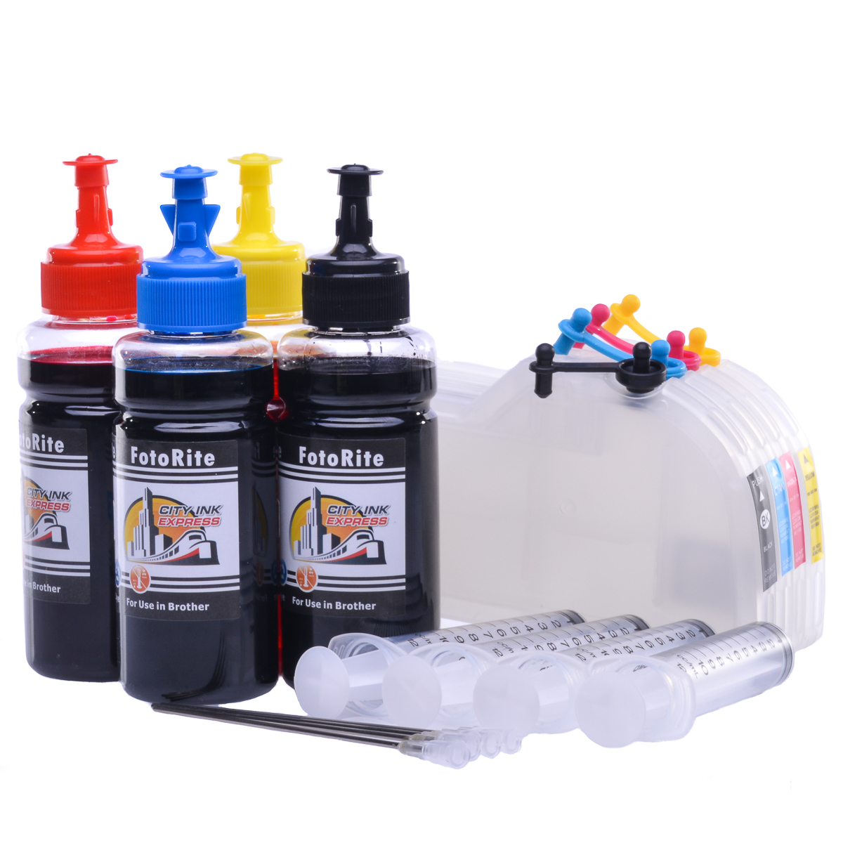 Refillable LC123 Multipack Cheap printer cartridges for Brother DCP