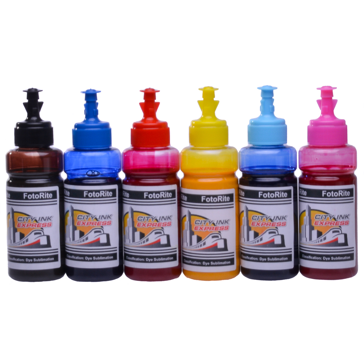Dye Sublimation ink refill 100ML single bottles free custom made icc
