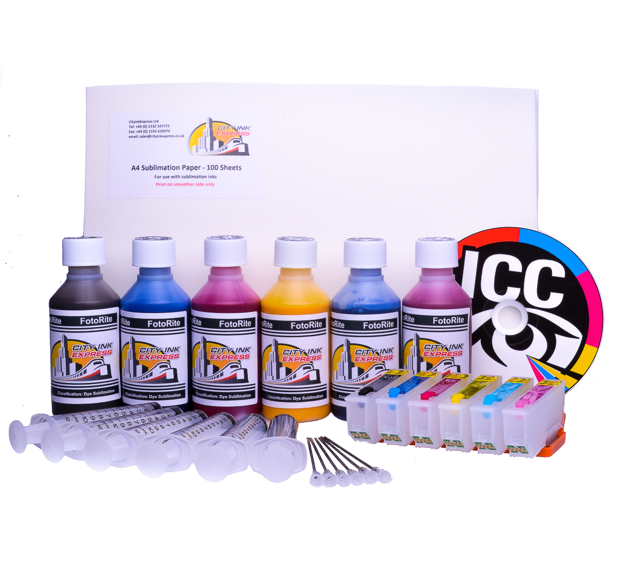 Refillable Sublimation ink cartridge Epson XP960 printer from City