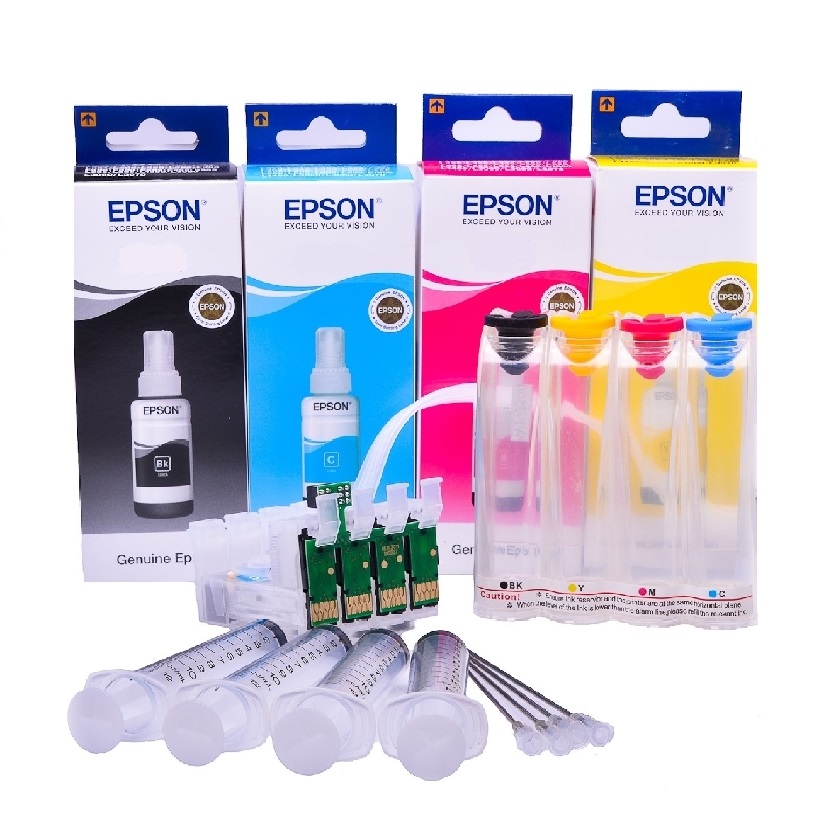 Ciss for Epson WF-3725DWF, with Epson Genuine Ink