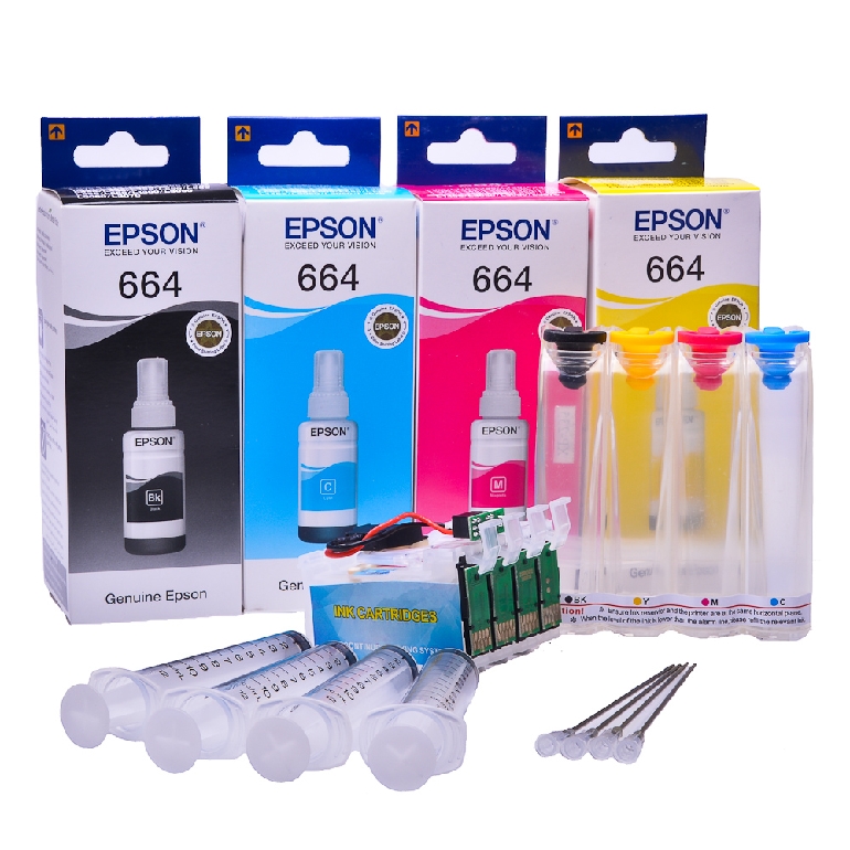 Ciss for Epson WF-7720DTWF, with Epson Genuine Ink