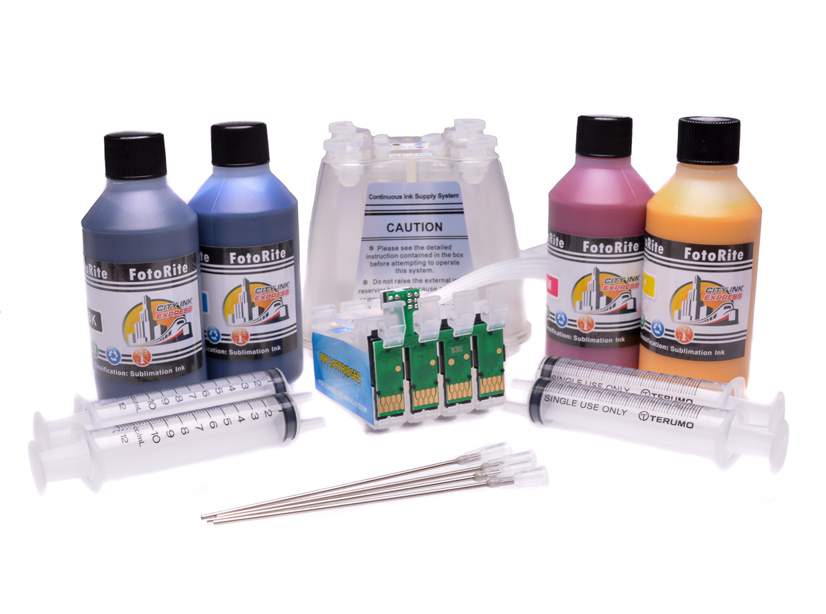 Dye Sublimation ink system Fits Epson WF2010W Printer from City Ink