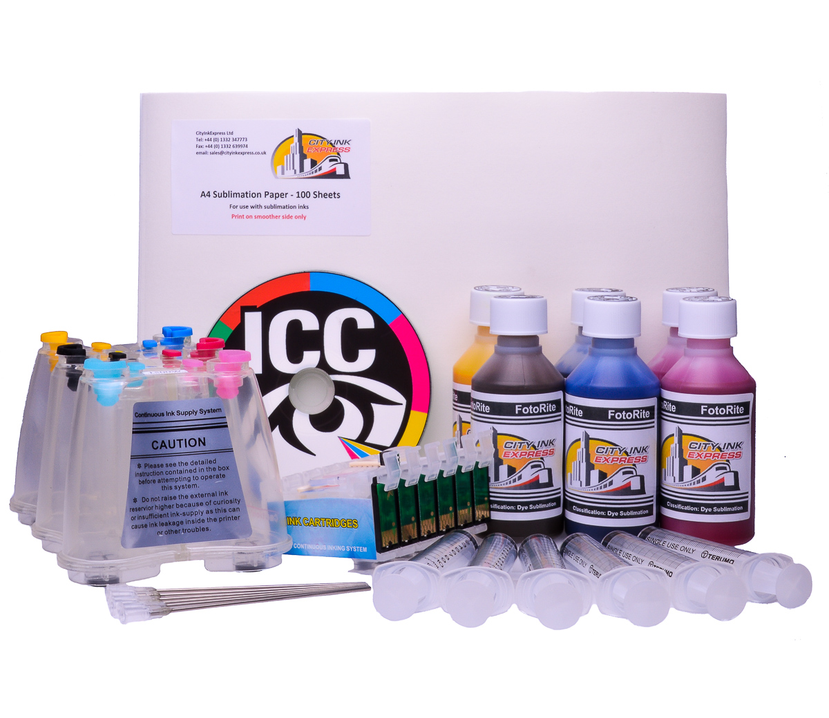 Dye Sublimation ink system Fits Epson Photo 1500W Printer from City Ink Express Epson Photo