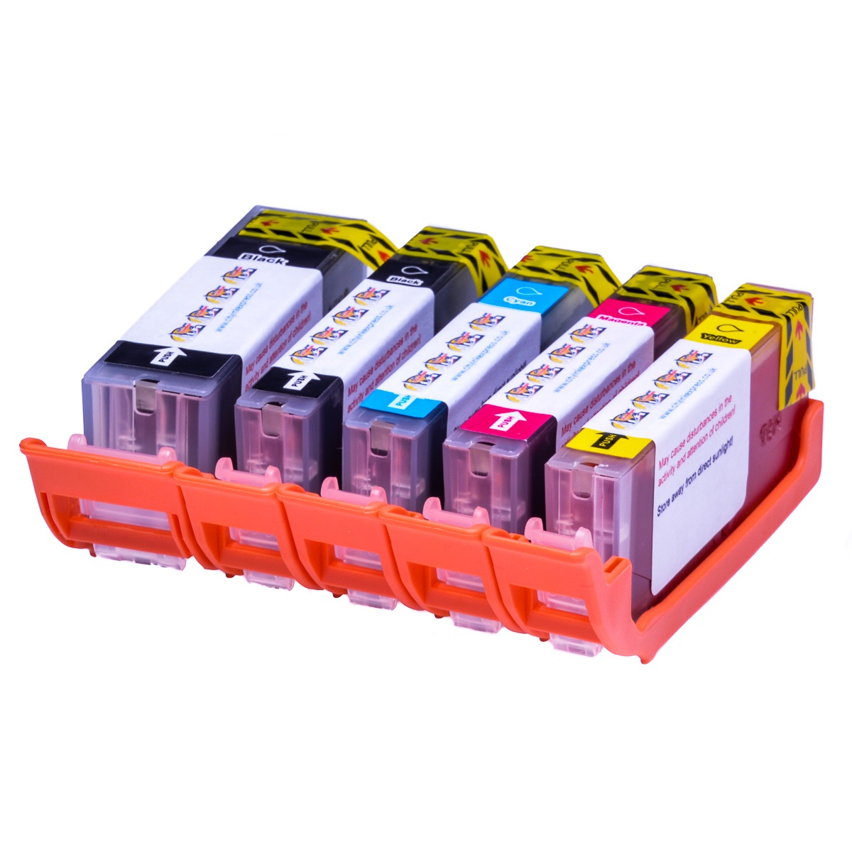 Prefilled Mulitpack Edible Printer Ink Cartridges for Canon IP7250 from
