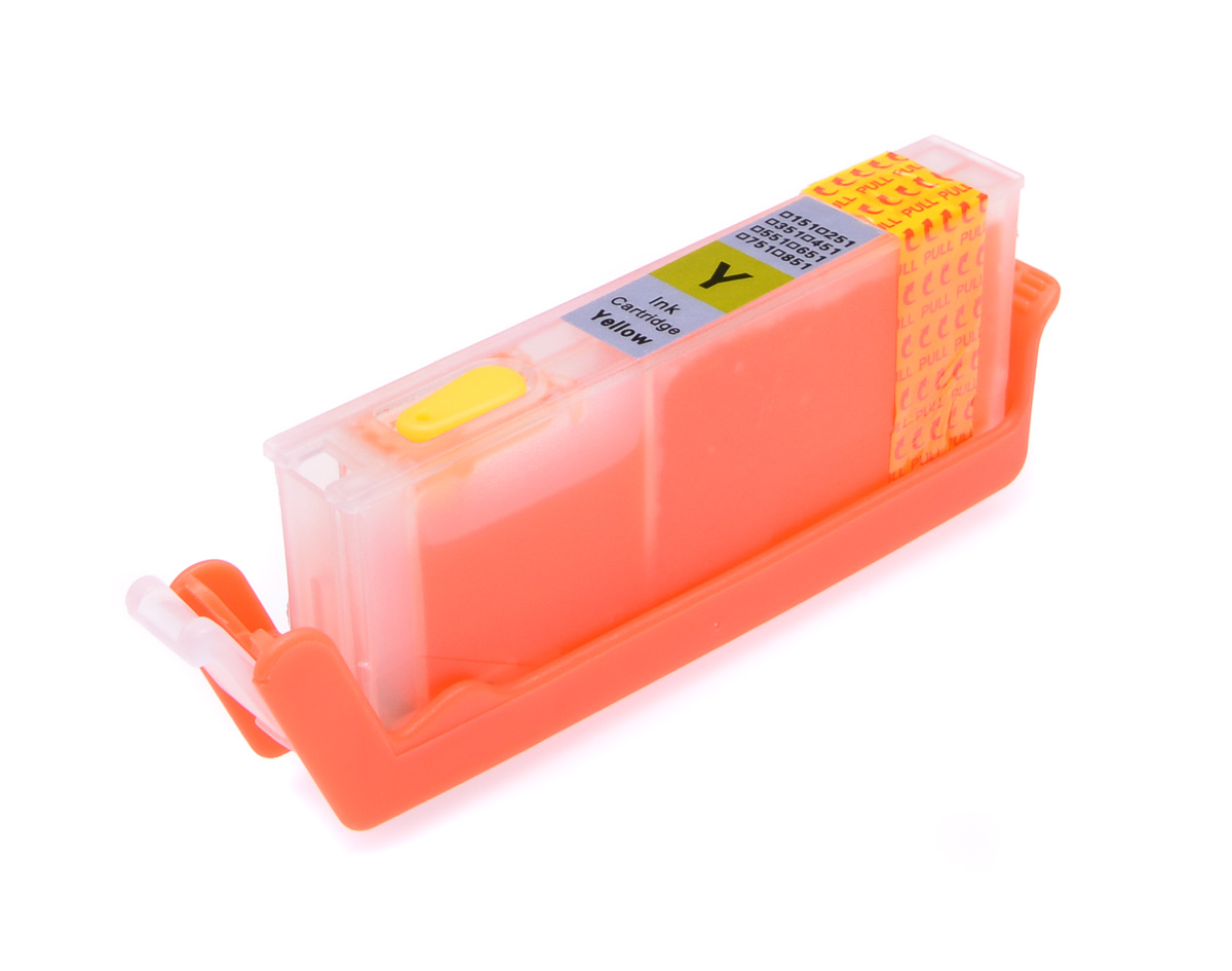 Yellow printhead cleaning cartridge for Canon Pixma IP7250 printer