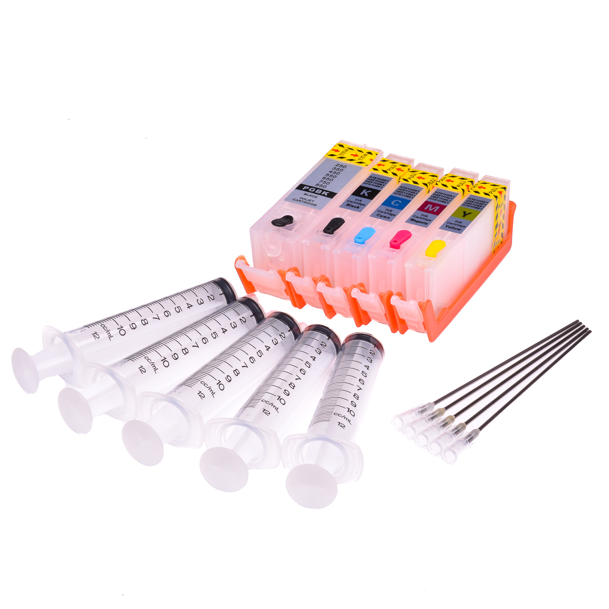 Empty Refillable PGI-550PGBK/CLI-551BK/C/M/Y Multipack Cheap printer cartridges for Canon Pixma MG5650 6509B009