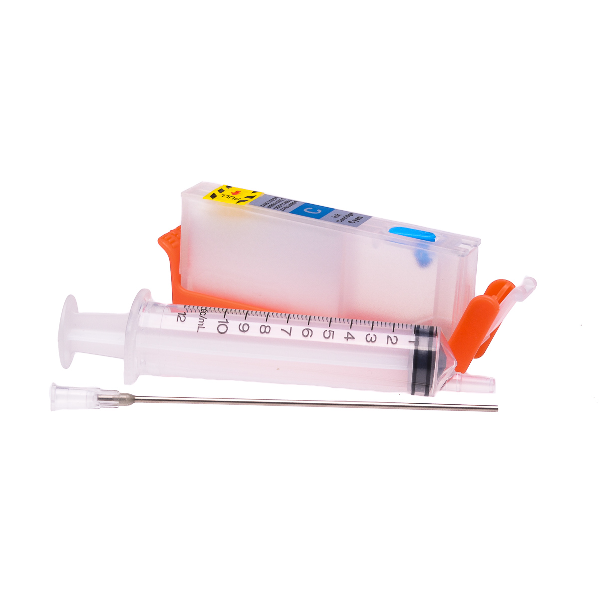 Empty Refillable CLI-551C Cyan Cheap printer cartridges for Canon Pixma MG5650 6509B001