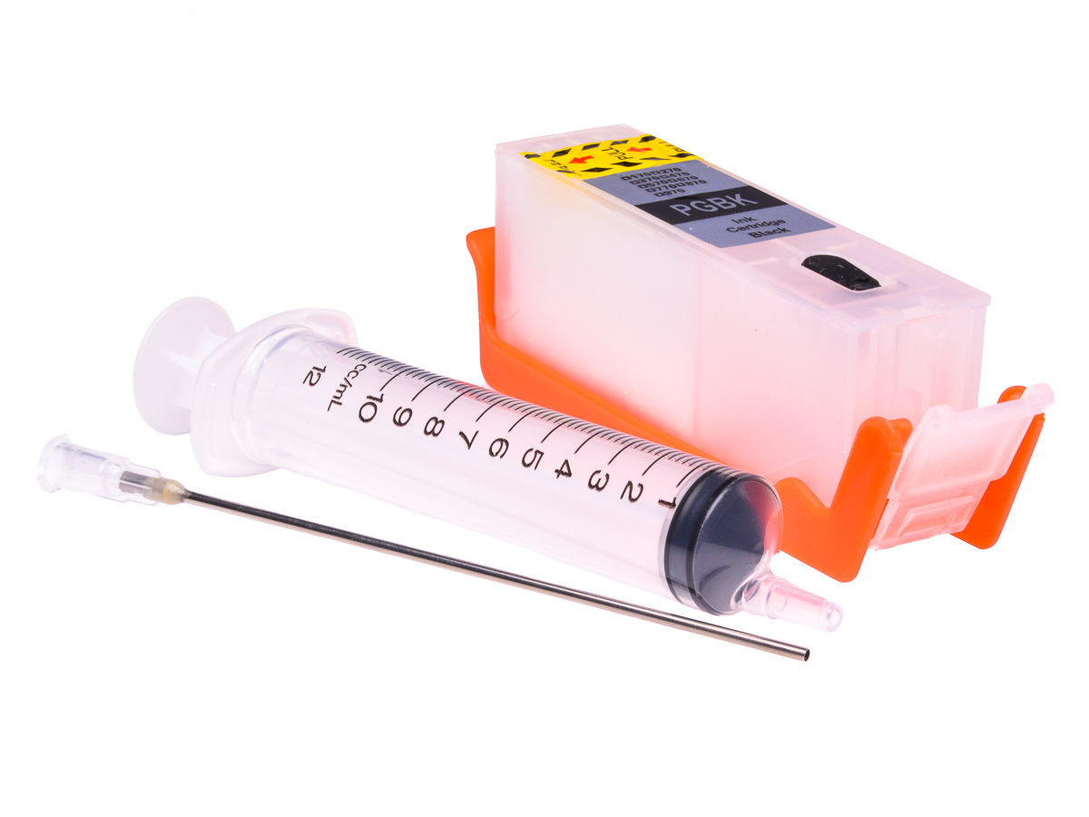 Empty Refillable PGI-570PGBK Pigment Black Cheap printer cartridges for Canon Pixma MG6851 0372C001 