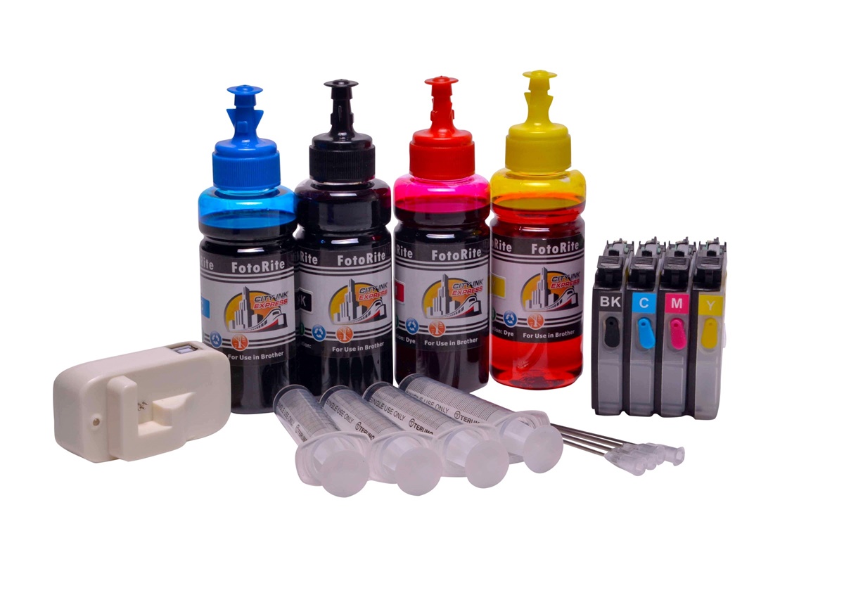Multipack Cheap printer cartridges for Brother MFC-J895DW | Refillable dye and pigment ink