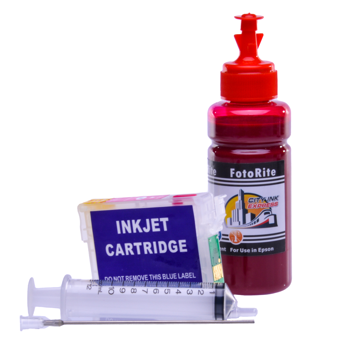Refillable pigment Cheap printer cartridges for Epson WF-2820DWF 603XL - C13T03A34010 603 - C13T03U34010 Magenta