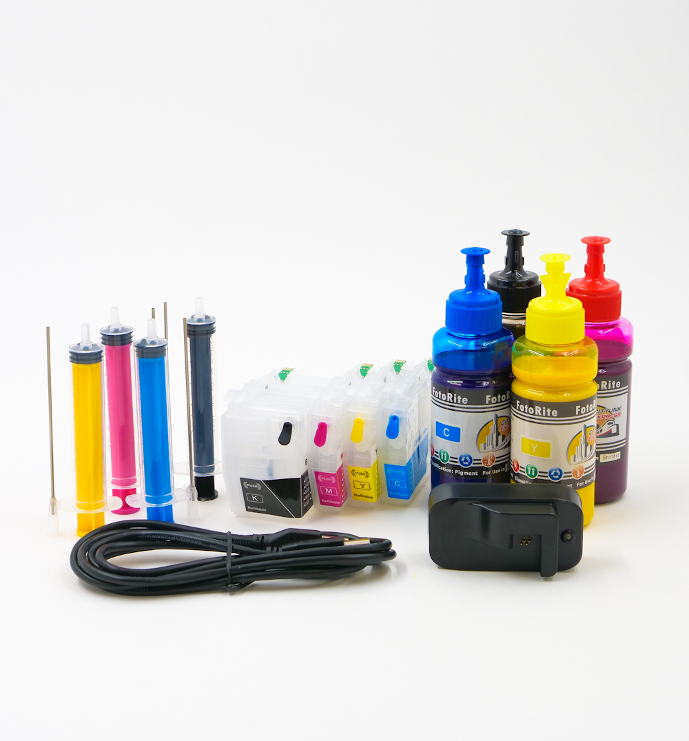 Refillable pigment Cheap printer cartridges for Brother MFC-J6930DW  LC3217- LC3219 Multipack