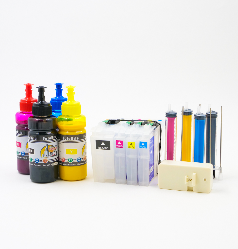 Refillable pigment Cheap printer cartridges for Brother DCP-J1300DW LC3233 LC3235xl   Multipack