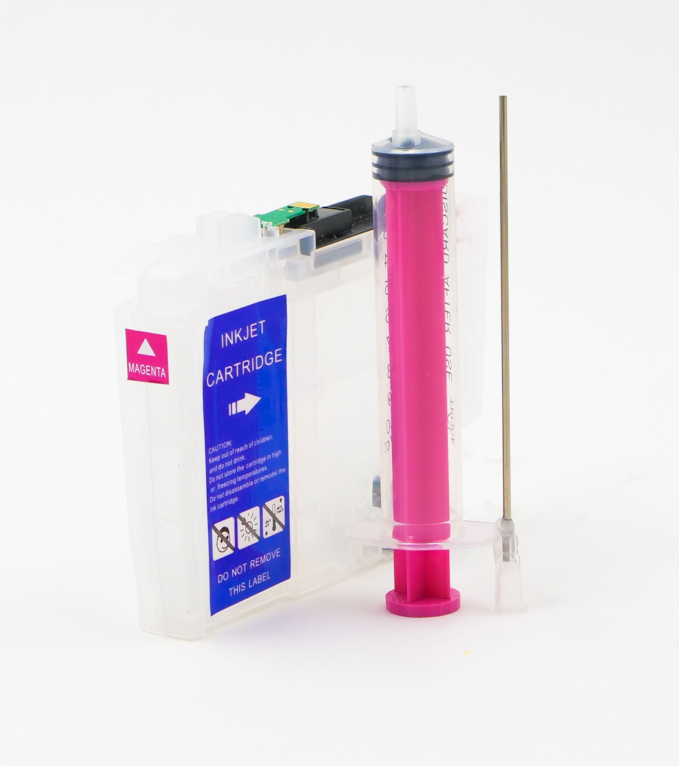 Empty Refillable LC3237 Magenta Cheap printer cartridges for Brother MFC-J5945DW LC3239XL