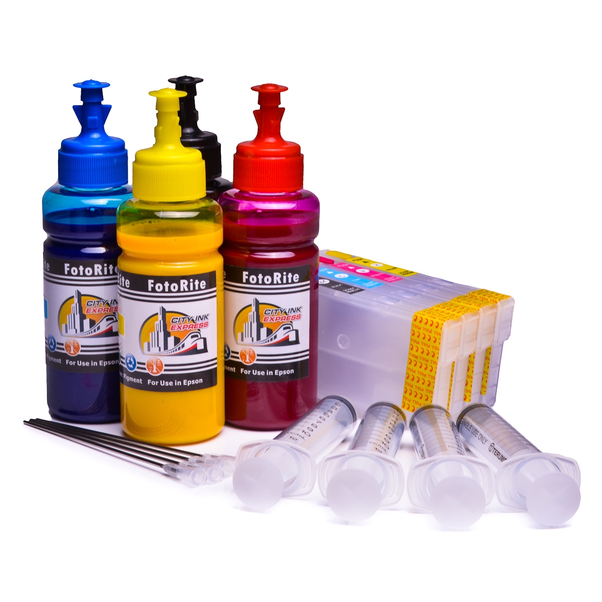 Refillable pigment Cheap printer cartridges for Epson WF-C4830DTWF 408XL 408 Multipack