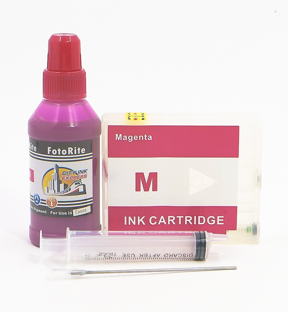 Refillable pigment Cheap printer cartridges for Canon Maxify iB4150 PGI-2500XL-MG PGI-2500MG Magenta