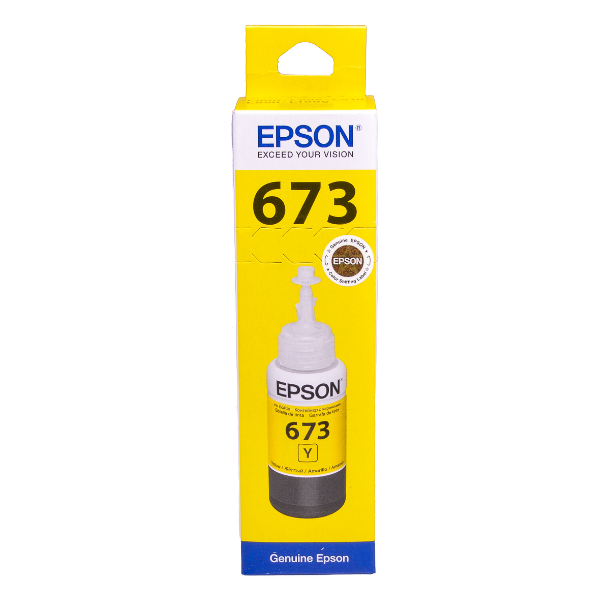 Epson T0804 Yellow original dye ink refill Replaces Stylus R360