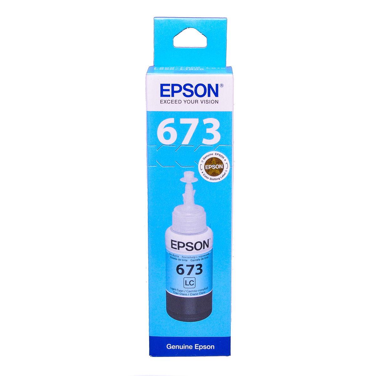 Epson T0805 Light Cyan original dye ink refill Replaces Stylus R285