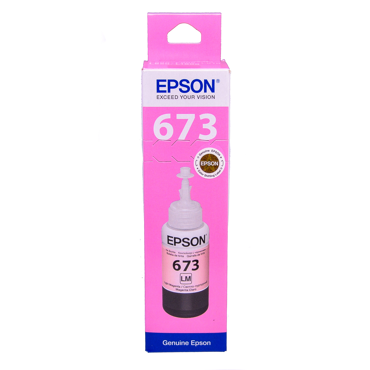 Epson T0806 Light Magenta original dye ink refill Replaces Stylus R285