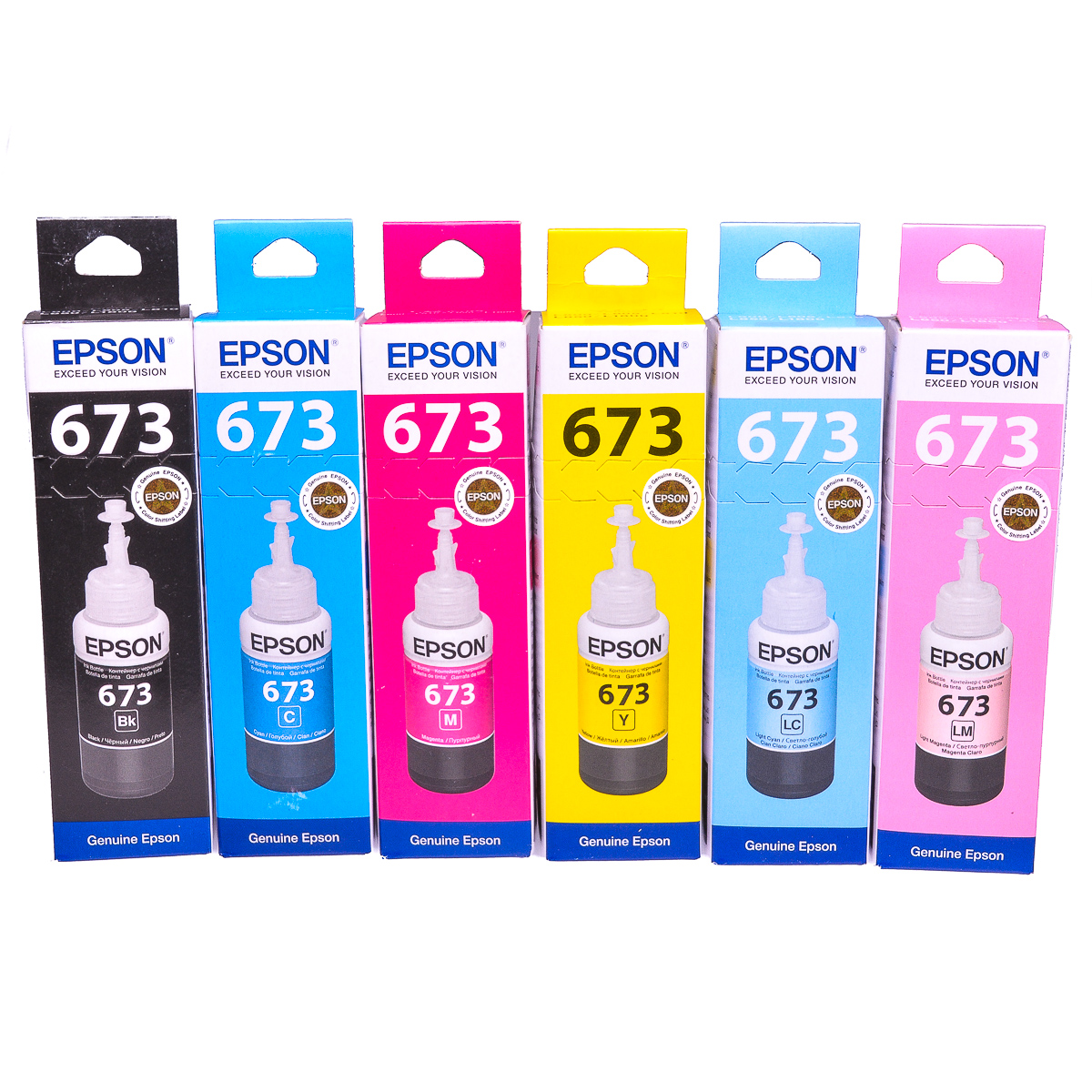 Genuine Multipack ink refill for use with Epson Stylus 1500W printer