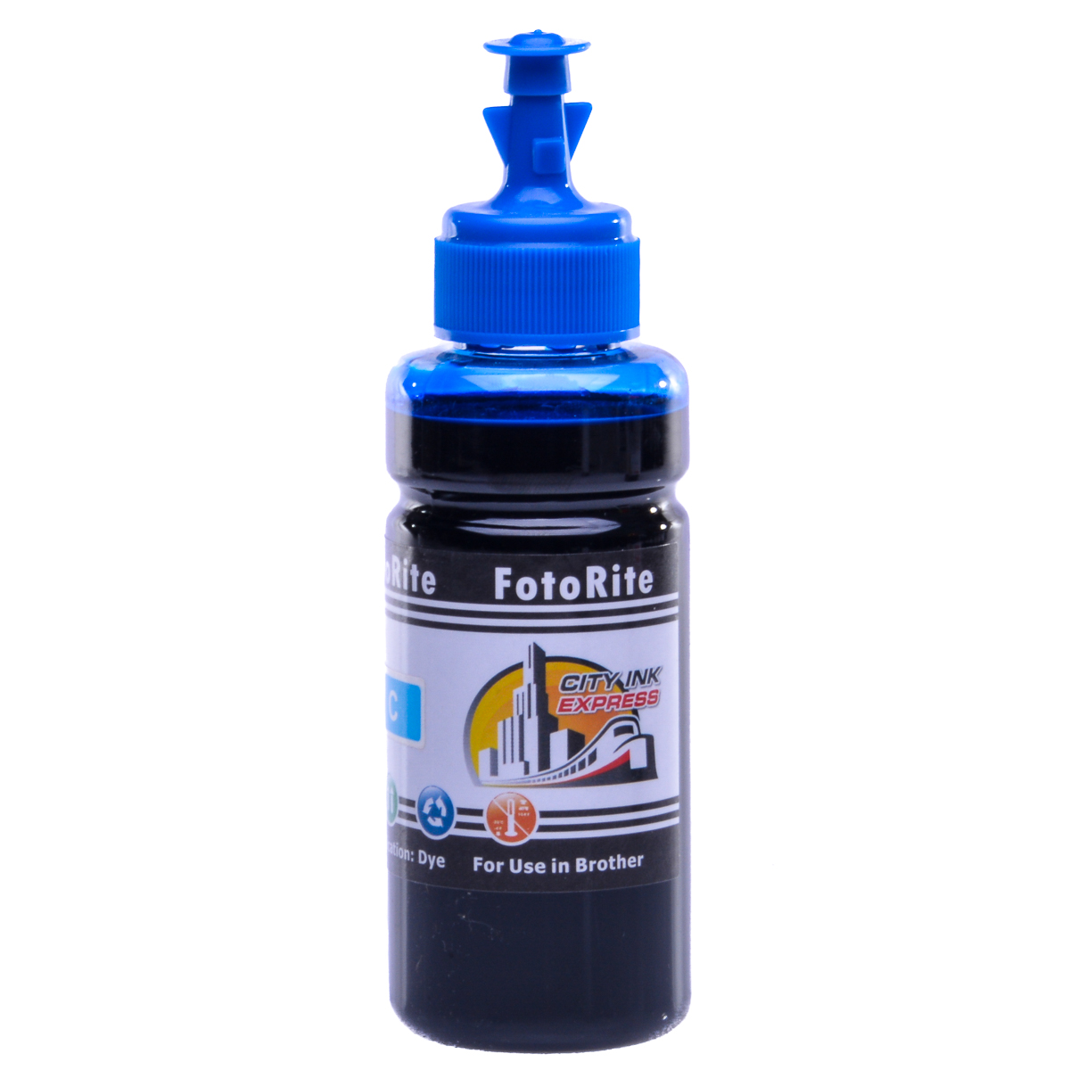 Cheap Cyan dye ink replaces Brother MFC-T800W - BT5000C