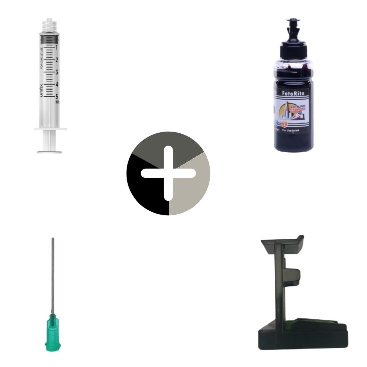 Black XL ink refill kit for HP Psc 2619 HP 339 printer