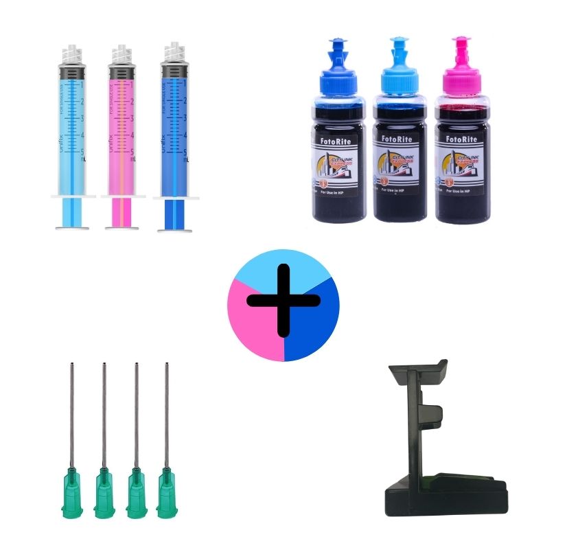 Colour XL ink refill kit for HP Photosmart 8750 HP 101 printer