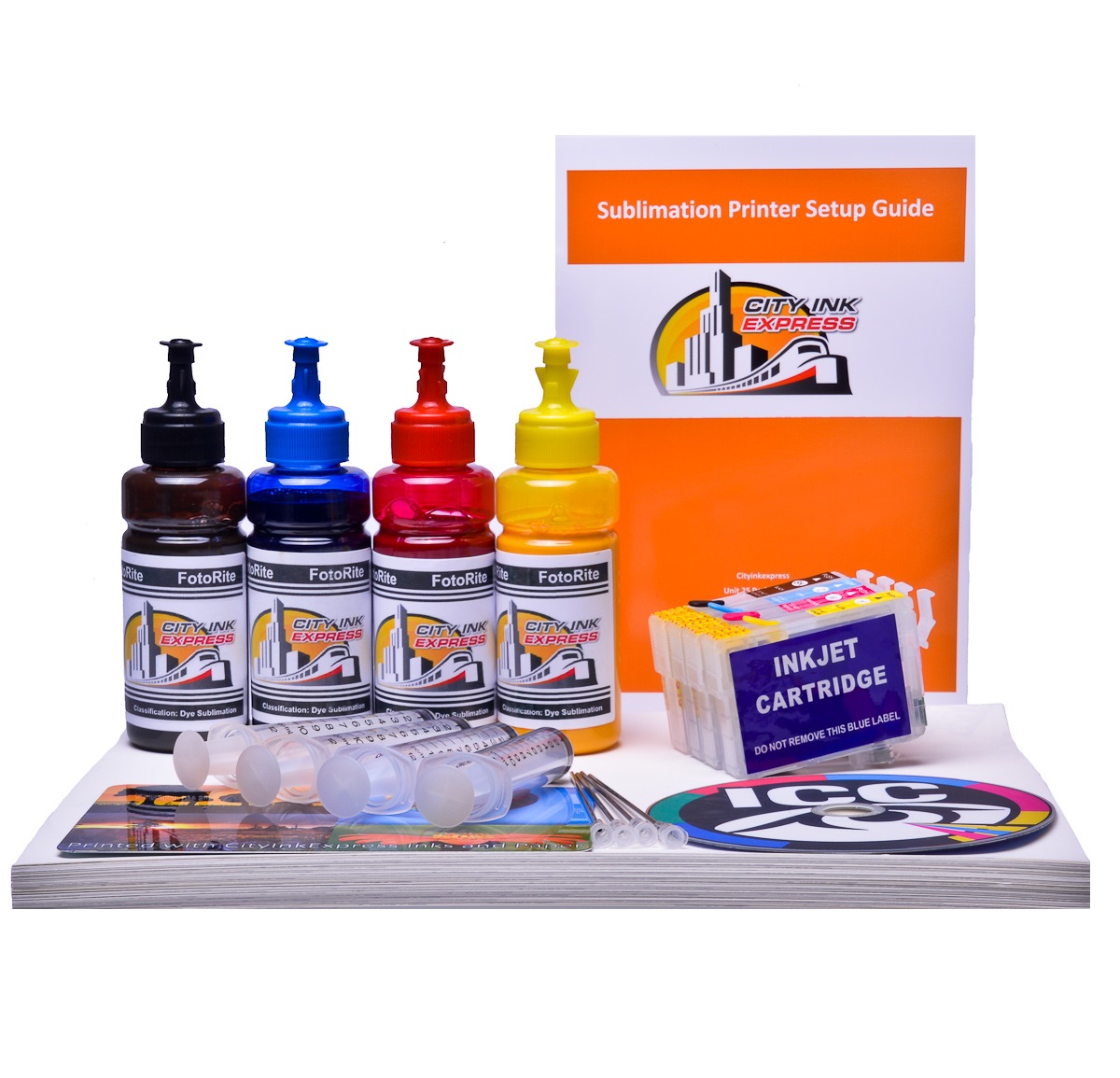 Refillable Sublimation ink cartridge for Epson WF-2865DWF printer