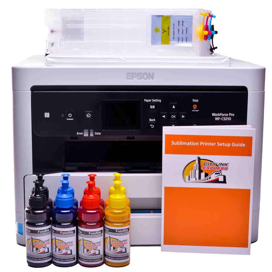 Sublimation printer package for Epson WF-C5210DW printer