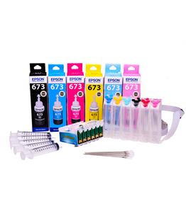 Ciss for Epson R1400, with Epson Genuine Ink