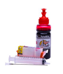 Refillable CLI-526M Magenta Cheap printer cartridges for Canon Pixma IP4950 2935B001AA dye ink