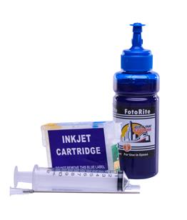 Refillable pigment Cheap printer cartridges for Epson Stylus 1400 Owl Inks T0792 - CT07924010 Cyan