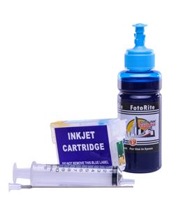 Refillable pigment Cheap printer cartridges for Epson Stylus 1400 Owl Inks T0795 - CT07954010 Light Cyan