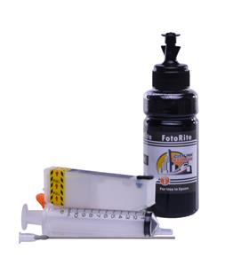 Refillable T3341 - T33414010 Photo Black Cheap printer cartridges for Epson XP-540 T3361 - C13T33614010 dye ink