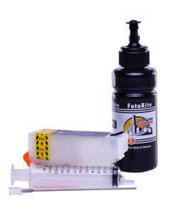 Refillable pigment Cheap printer cartridges for Epson XP-6005 202XL - C13T02G14010 202 - C13T02E14010 Black