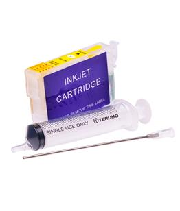 Empty Refillable T0794 - CT07944010 Yellow Cheap printer cartridges for Epson Stylus R1400 Owl Inks