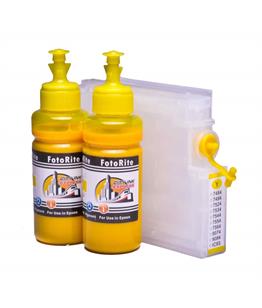 Refillable pigment Cheap printer cartridges for Epson WF-8090DTW T7554 T7564 Yellow