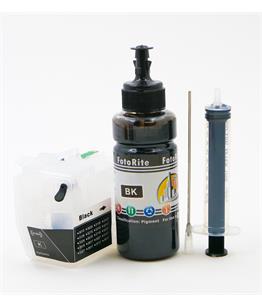Refillable pigment Cheap printer cartridges for Brother MFC-J5335DW  LC-3217BK Black