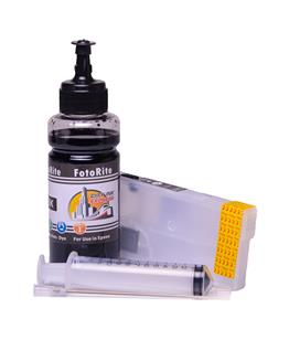 Refillable T07U1 Black Cheap printer cartridges for Epson WF-4745DTWF C13T07U140 dye ink