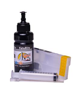 Refillable pigment Cheap printer cartridges for Epson WF-4745DTWF C13T07U140 T07U1 Black