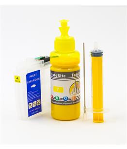 Refillable pigment Cheap printer cartridges for Brother MFC-J1300dw LC3233YE LC3235xl  YE Yellow