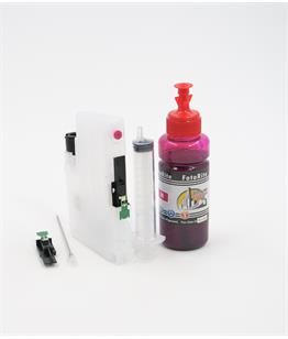 Refillable pigment Cheap printer cartridges for Brother DCP-J1200W LC424XLMG LC424MG Magenta