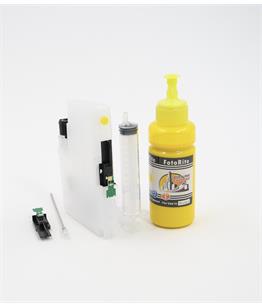 Refillable pigment Cheap printer cartridges for Brother DCP-J1200W LC424XLYE LC424YE Yellow