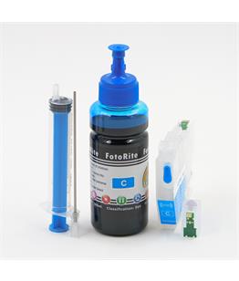 Refillable LC421XL Cyan Cheap printer cartridges for Brother MFC-J1010DW  dye ink