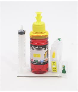 Refillable LC421YE Yellow Cheap printer cartridges for Brother MFC-J1010DW LC421XLYE dye ink