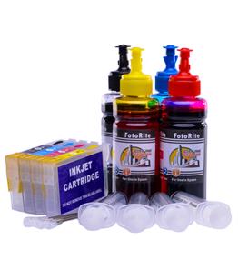 Multipack Cheap printer cartridges for Epson WF-2910DWF | Refillable dye and pigment ink