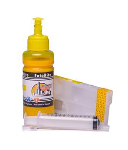 Refillable pigment Cheap printer cartridges for Epson WF-C4310DW 408XL - C13T09K44010 408 - C13T09J44010 Yellow