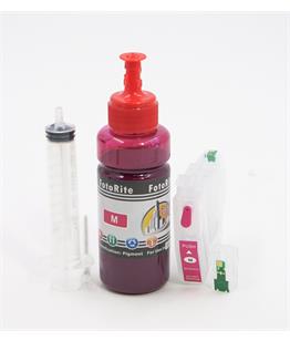 Refillable pigment Cheap printer cartridges for Brother MFC-J5740DW  LC422XL Magenta
