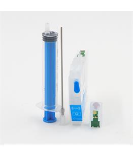 Empty Refillable LC421XL Cyan Cheap printer cartridges for Brother DCP-J1800DW 