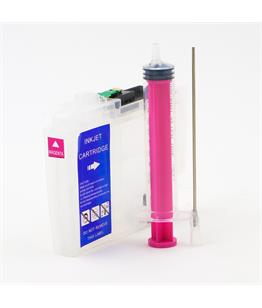 Empty Refillable LC3233 Magenta Cheap printer cartridges for Brother DCP-J1300DW LC3235XL